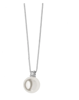 Necklace Kioto Woman in White Gold Perla CIO005/8 - CIO005/8